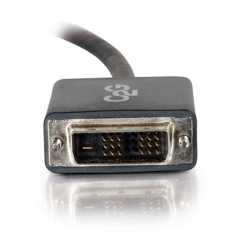 C2G Cables To Go 54328 C2G/Cables to Go 3ft DisplayPort to DVI Adapter Cable - DVI-D Single Link - Black - Image 3